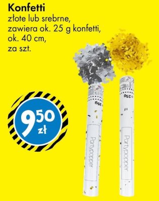Konfetti złote lub srebrne promocja w Tedi