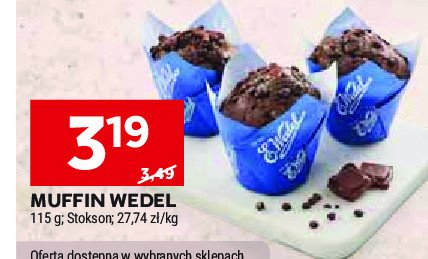 Muffin czekoladowy E. wedel promocja