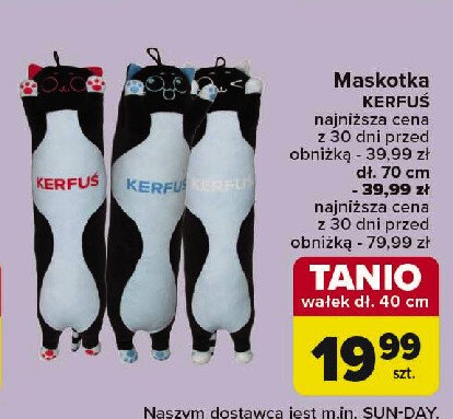 Kerfusiowa maskota xxl Carrefour promocja