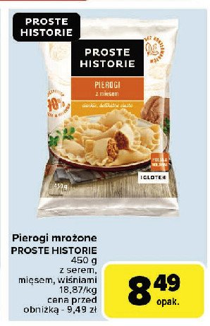 Pierogi z mięsem Iglotex proste historie promocja