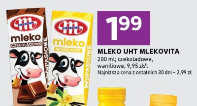 Mleko UHT Mlekovita czekoladowe promocja w Stokrotka