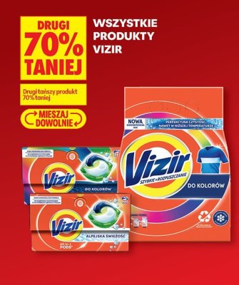 Wszystkie produkty drugi -70% promocja w Biedronka