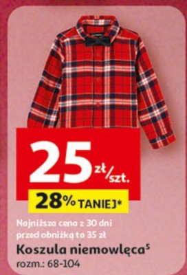 Koszula niemowlęca promocja w Auchan