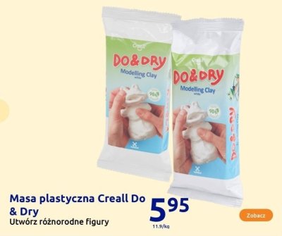 Masa plastyczna Creall Do & Dry - utwórz różnorodne figury promocja w Action
