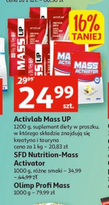 Odżywka mass up czekolada Activlab promocja