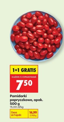 Pomidorki papryczkowate Biedronka promocja w Biedronka