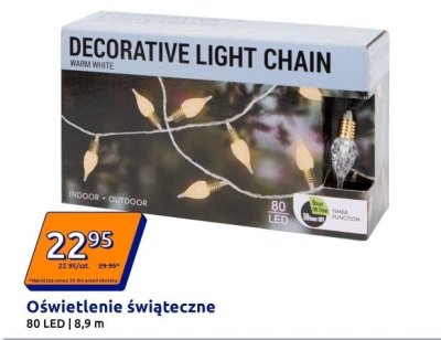 Oświetlenie świąteczne Decorative Light Chain promocja w Action