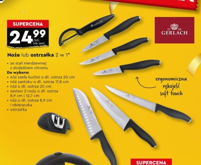 Noże, różne rodzaje promocja w Biedronka