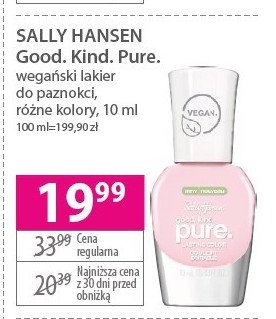 Lakier do paznokci 200 Sally hansen good. kind. pure. promocja