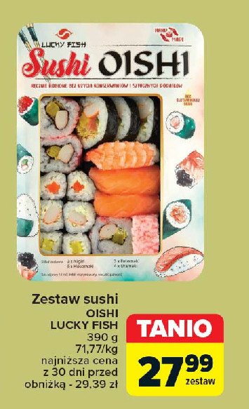 Zestaw oishi Lucky fish promocja