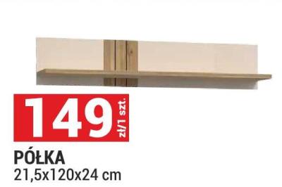 Półka 21,5x120x24 cm promocja w Merkury Market
