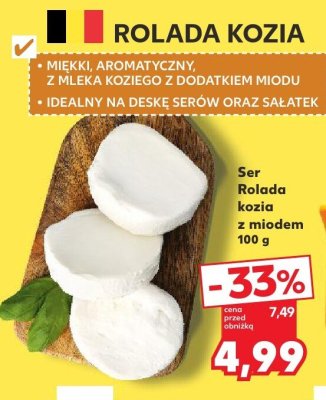 Ser kozia z miodem promocja w Kaufland
