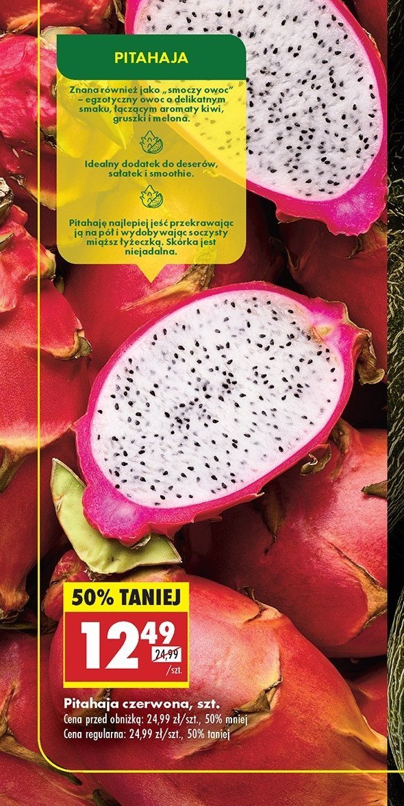 Pitahaja czerwona promocja