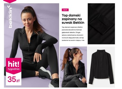 Top damski zapinany na suwak  promocja w Pepco