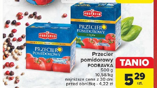 Przecier pomidorowy Podravka promocja w Carrefour Market