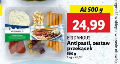 Greckie antipasti Eridanous promocja