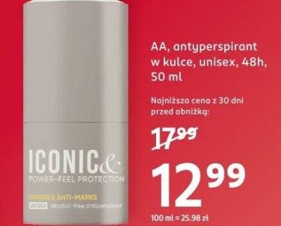 Antyperspirant  w kulce unisex, 48h promocja w Rossmann