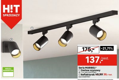 Reflektorek Seria MARIBEL promocja w Leroy Merlin