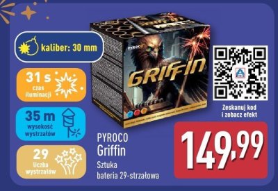 Fajerwerki Griffin bateria 29-strzałowa promocja w Aldi