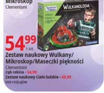 Naukowa zabawa - wulkanologia Clementoni promocja