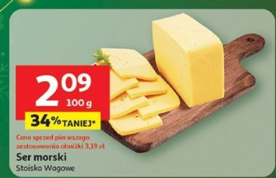 Ser morski Stoisko Wągowe promocja w Auchan