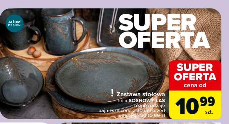 Kubek ceramiczny 490 ml sosnowy las Altom design promocja w Carrefour