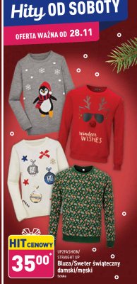 Bluza męska świąteczna Straight up promocja