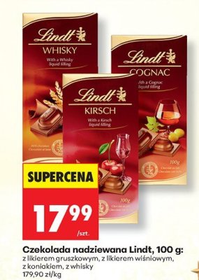 Czekolada nadziewana z likierem gruszkowym 100g promocja w Biedronka