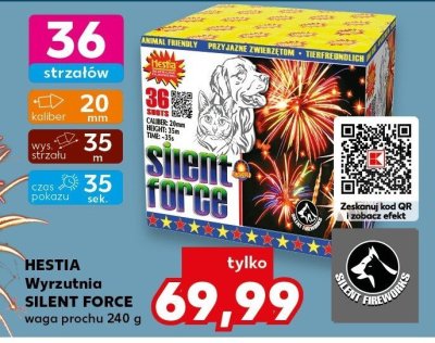 Wyrzutnia SILENT FORCE promocja w Kaufland