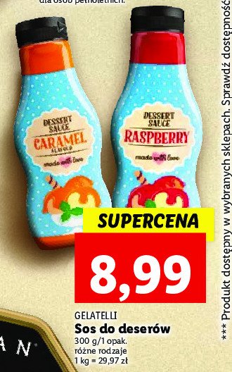 Sos do deser贸w truskawkowy promocja