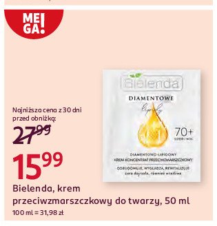 Krem diamentowo-lipidowy dzień/noc 70+ Bielenda diamentowe lipidy promocja