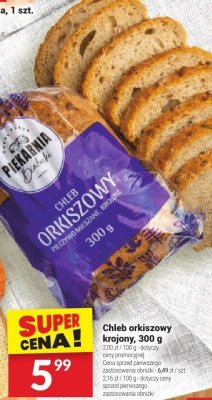 Chleb orkiszowy krojony promocja w Twój Market