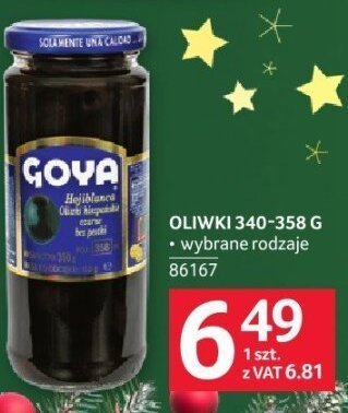 Oliwki Goya 340-358 g promocja w Selgros