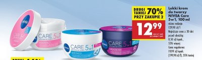 Krem do twarzy lekki na noc Nivea promocja
