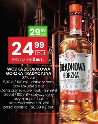 Wódka Żołądkowa Gorzka Tradycyjna 0,5l promocja w Twój Market