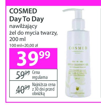 Żel do mycia twarzy Cosmed promocja