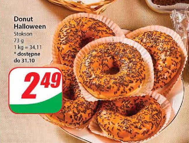 Donut halloween Stokson promocja