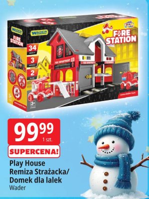 Play House Remiza Strażacka/Domek dla lalek Wader promocja w Leclerc