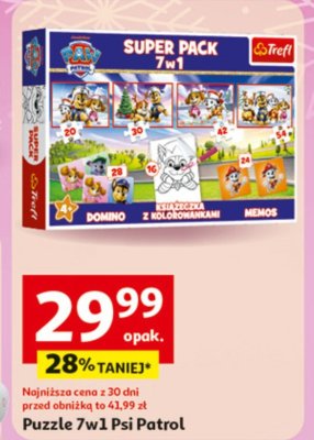 Puzzle 7w1 Psi Patrol promocja w Auchan
