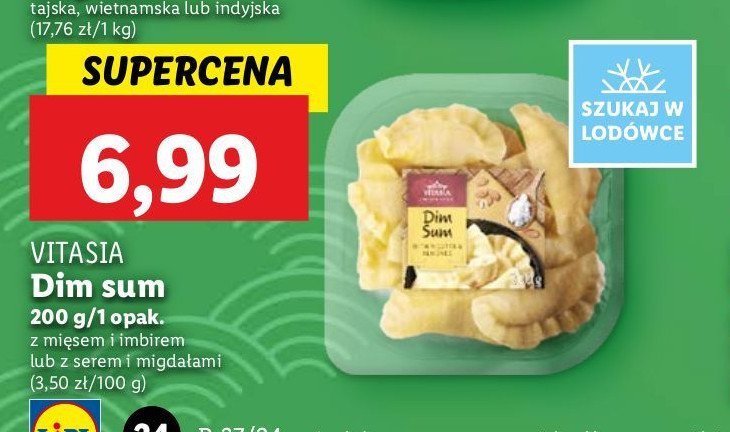 Dim sum z mięsem i imbirem Vitasia promocja