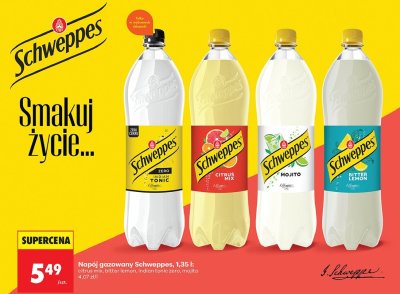 Napój gazowany Schweppes Citrus Mix, 1.35 l promocja w Biedronka