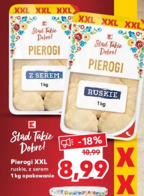 Pierogi z serem K-classic stąd takie dobre! promocja
