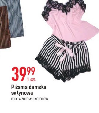 Piżama satynowa damska promocja