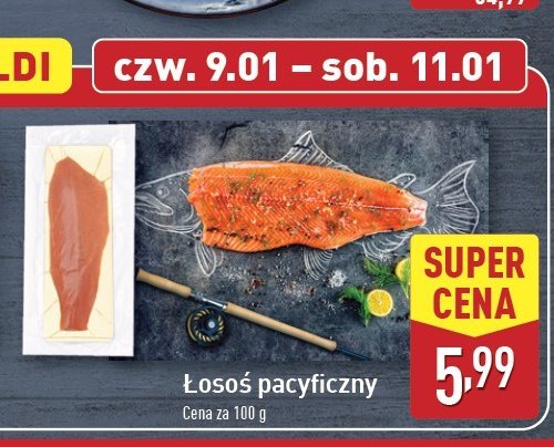 Łosoś pacyficzny filet promocja