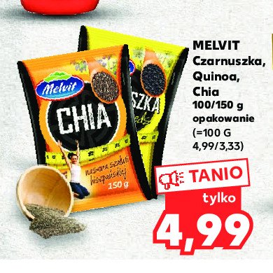 Czarnuszka Melvit promocja
