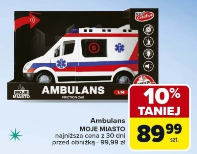 Ambulans MOJE MIASTO promocja w Carrefour