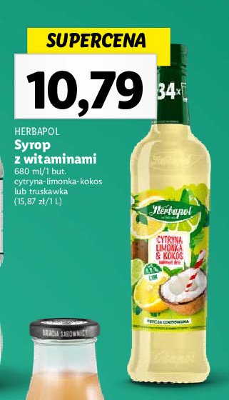 Syrop cytryna-limonka-kokos Herbapol promocja