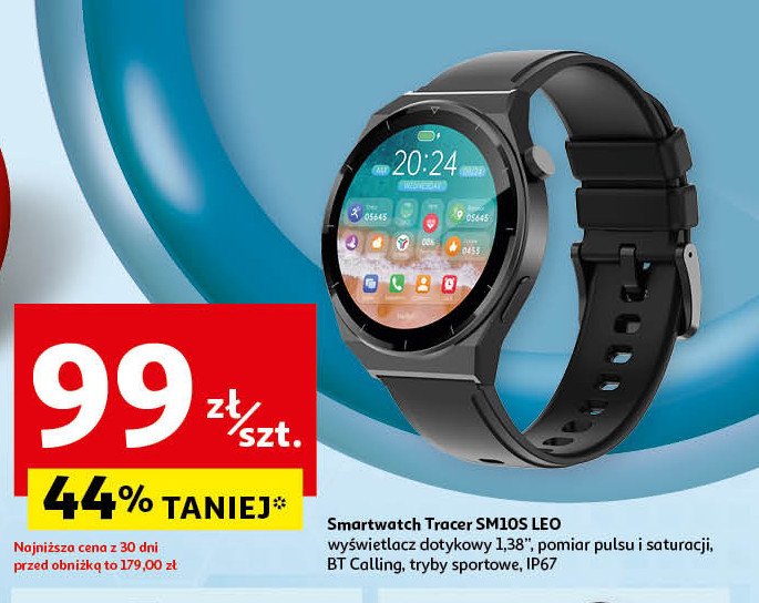 Smartwatch sm10s leo Tracer promocja