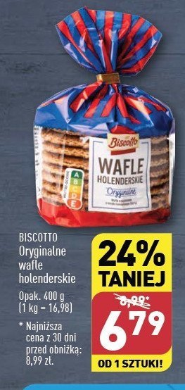 Wafle holenderskie Biscotto promocja