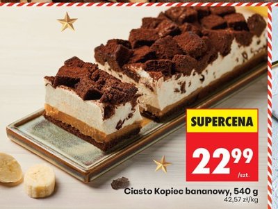 Ciasto Kopiec bananowy promocja w Biedronka